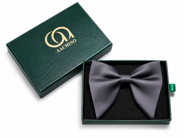 AACHINO_Premium_Bow_Tie_for_Men_|_Tuxedo_Fabric_Formal_Bow_Tie_Pack_of_1,_A9C_Tex_Bow