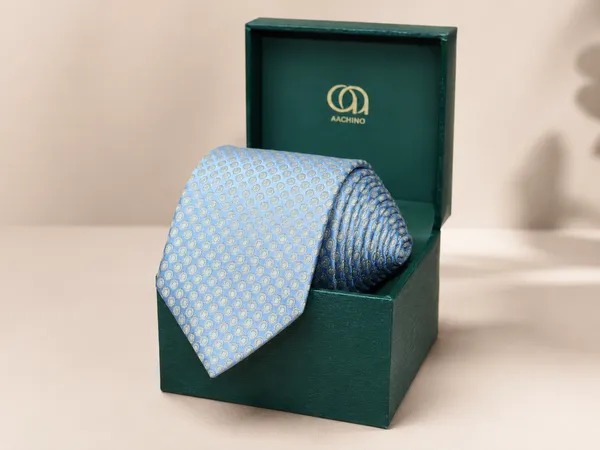 AACHINO_Pure_Silk_Necktie_for_Men_|_Premium_Formal_Wedding_Tie_Pack_of_1_(Amo_14_Silk_Tie)