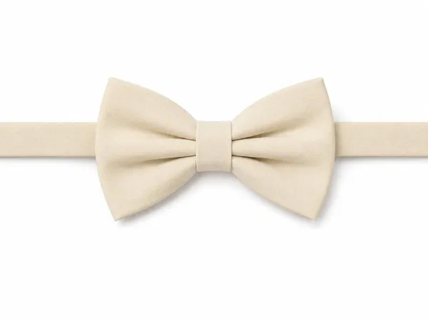 AACHINO_Premium_Men's_Micro_Fiber_Neck_Bow_Tie_&_Cummerbund_Set_-_Elegant_Slim_Tie_for_Weddings,_Grooms_&_Formal_Events_-_Luxury_Smooth_Finish_Tuxedo_Accessory_with_Gift_Box_(Cream)