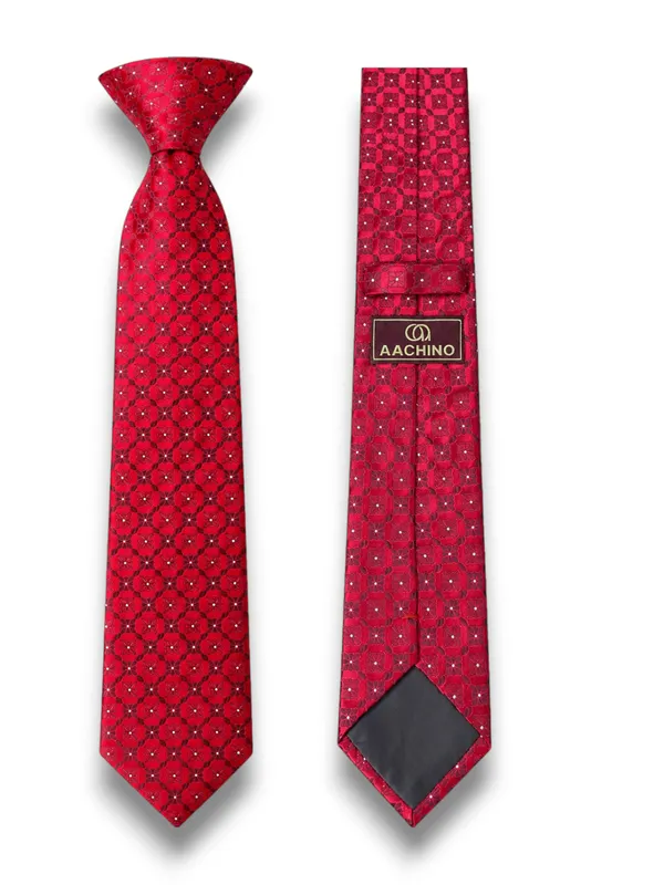 AACHINO_Pure_Silk_Tie_for_Men_|_Premium_Business_Wedding_Necktie_Pack_of_1_(Amot_7_Silk_Tie)