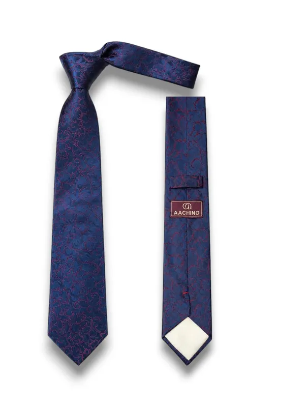 AACHINO_Pure_Silk_Necktie_for_Men_|_Premium_Formal_Wedding_Tie_Pack_of_1_(Amo_6_Silk_Tie)