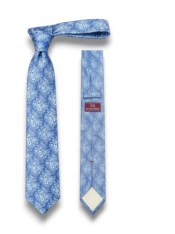 AACHINO_Pure_Silk_Necktie_for_Men_|_Premium_Formal_Wedding_Tie_Pack_of_1_(Amo_11_Silk_Tie)