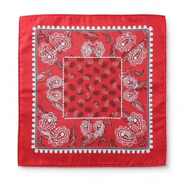 AACHINO_Pocket_Square,_Cufflinks_&_Lapel_Pin_Set_for_Men_with_Premium_Gift_Box_|_Polyester_Formal_Accessories_Combo_for_Wedding,_Party,_Office_Wear_(Multiple_Catch_Red)