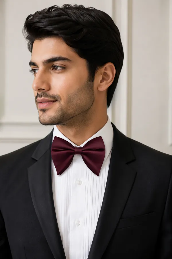 AACHINO_Premium_Bow_Tie_for_Men_|_Tuxedo_Fabric_Formal_Bow_Tie_Pack_of_1,_A9L_Tex_Bow