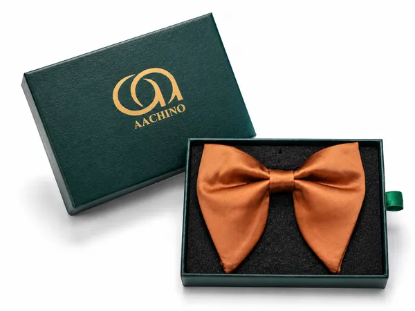 AACHINO_Premium_Bow_Tie_for_Men_|_Tuxedo_Fabric_Formal_Bow_Tie_Pack_of_1,_A9D_Tex_Bow