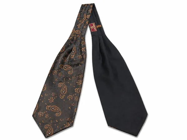 AACHINO_Luxury_Paisley_Micro_Silk_Ascot_Tie_for_Men_-_Premium_Italian_Style_Cravat_|_Formal_&_Casual_Neckwear_for_Weddings,_Parties,_and_All_Seasons_|_Elegant_Men's_Fashion_Accessory_(A9_Brown)