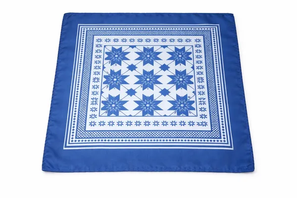 AACHINO_Men�s_Pocket_Square_Gift_Set_with_Cufflinks_&_Lapel_Pin_|_Premium_Polyester_Formal_Accessories_for_Wedding,_Party_&_Office_Wear_(Blue_Elex)