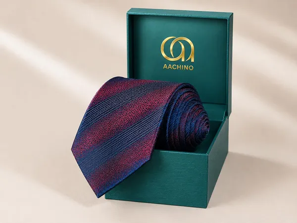 AACHINO_Pure_Silk_Necktie_for_Men_|_Premium_Formal_Wedding_Tie_Pack_of_1_(Amo_1_Silk_Tie)