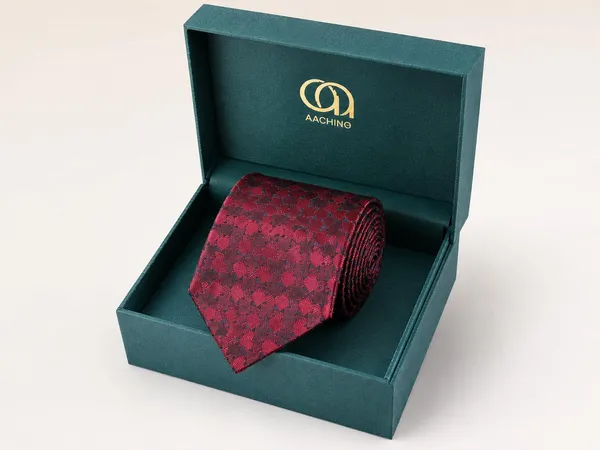 AACHINO_Silk_Necktie_for_Men,_Formal_Tie_with_Gift_Box,_Pack_of_1_(Achi_Silk_Tie_19)