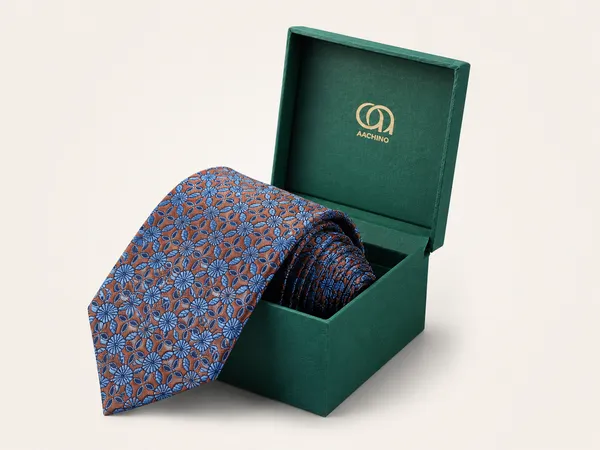 AACHINO_Pure_Silk_Tie_for_Men_|_Premium_Business_Wedding_Necktie_Pack_of_1_(Amot_1_Silk_Tie)