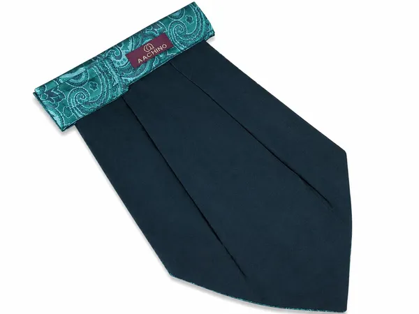 AACHINO_Premium_Cravat_for_Men_|_Micro_Fabric_Luxury_Neckwear_|_Wedding,_Party_&_Formal_Wear_|_Soft,_Elegant_&_Comfortable_Ascot_Tie_|_Perfect_Gifting_Accessory_for_Gentlemen_(A9_Greenie)