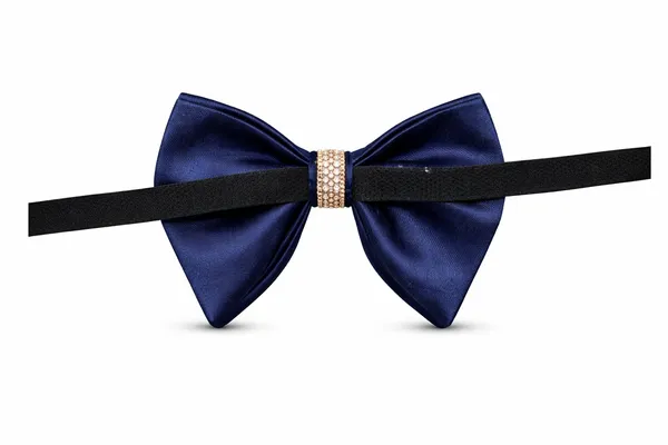 AACHINO_Italian_Tuxedo_Bow_Tie_for_Men_with_Gift_Box_|_Pre-Tied_Adjustable_NeckBow_for_Wedding,_Party_&_Formal_Wear_(Navy_Blue)