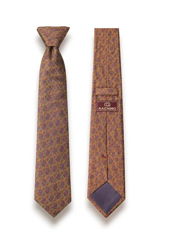 AACHINO_Pure_Silk_Tie_for_Men_|_Premium_Business_Wedding_Necktie_Pack_of_1_(Amot_10_Silk_Tie)