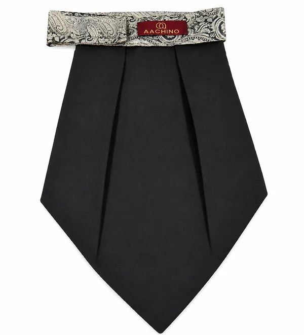 AACHINO_Premium_Cravat_for_Men_|_Micro_Fabric_Luxury_Neckwear_|_Wedding,_Party_&_Formal_Wear_|_Soft,_Elegant_&_Comfortable_Ascot_Tie_|_Perfect_Gifting_Accessory_for_Gentlemen_(A9_Peako)