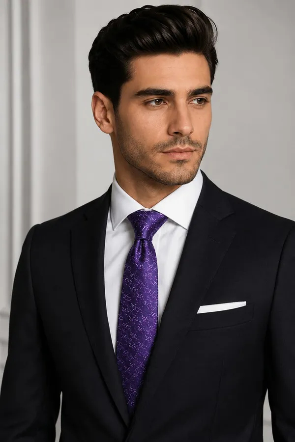 AACHINO_Pure_Silk_Necktie_for_Men_|_Premium_Formal_Wedding_Tie_Pack_of_1