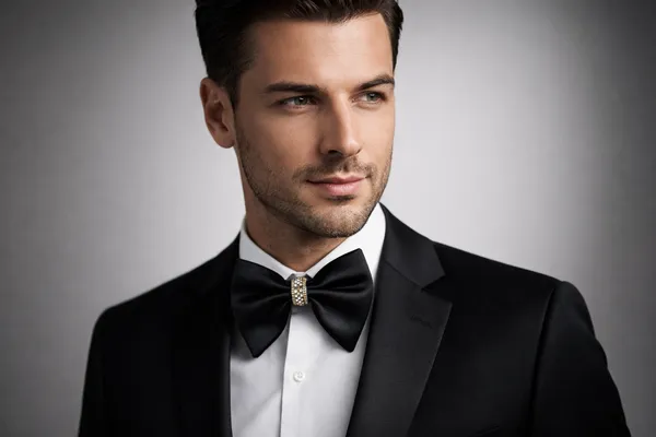 AACHINO_Italian_Tuxedo_Bow_Tie_for_Men_with_Gift_Box_|_Pre-Tied_Adjustable_NeckBow_for_Wedding,_Party_&_Formal_Wear_(Black)