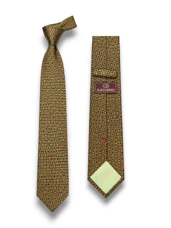 AACHINO_Pure_Silk_Tie_for_Men_|_Premium_Business_Wedding_Necktie_Pack_of_1_(Amot_4_Silk_Tie)