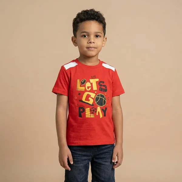 Lets_Go_Play_Boys_Red_Sports_Graphic_T_Shirt_Pack_Of_2