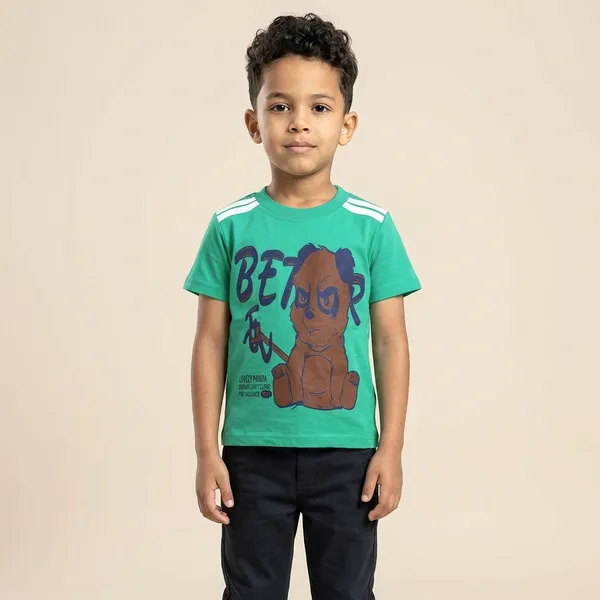 Beta_Boys_Green_Graphic_Print_T_Shirt_Pack_Of_2