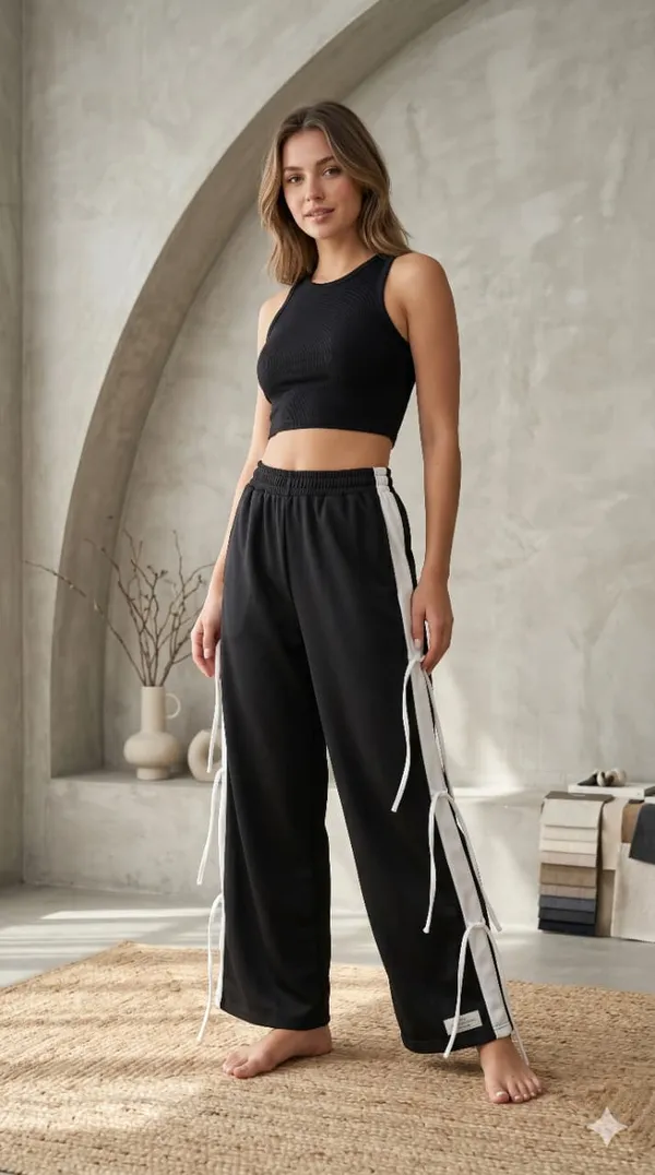 Girls_Black_Ribbon_Pant