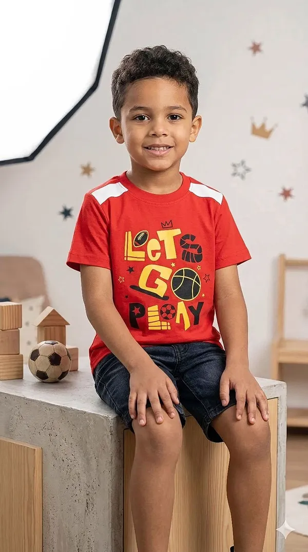 Lets_Go_Play_Boys_Red_Sports_Graphic_T_Shirt_Pack_Of_2