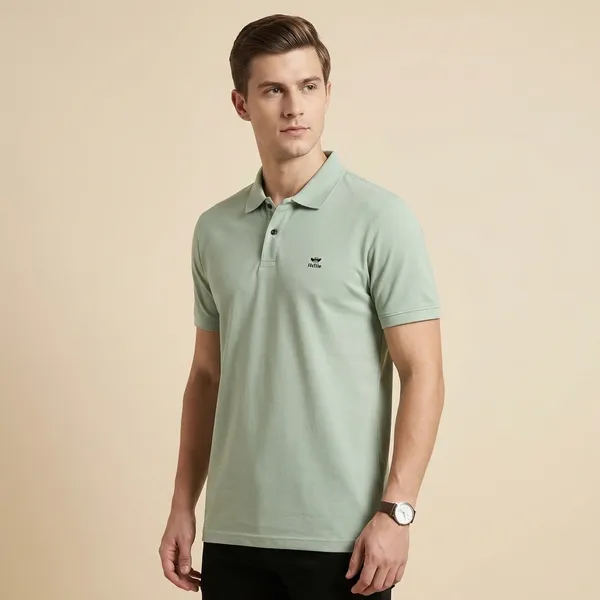 Mens_Light_Blue_Polo_T_Shirt_With_Logo