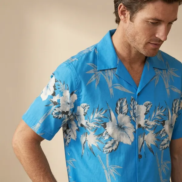 Mens_Bright_Blue_Hawaiian_Floral_Print_Short_Sleeve_Shirt