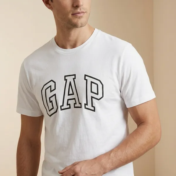 Gap_Logo_Print_White_T_Shirt