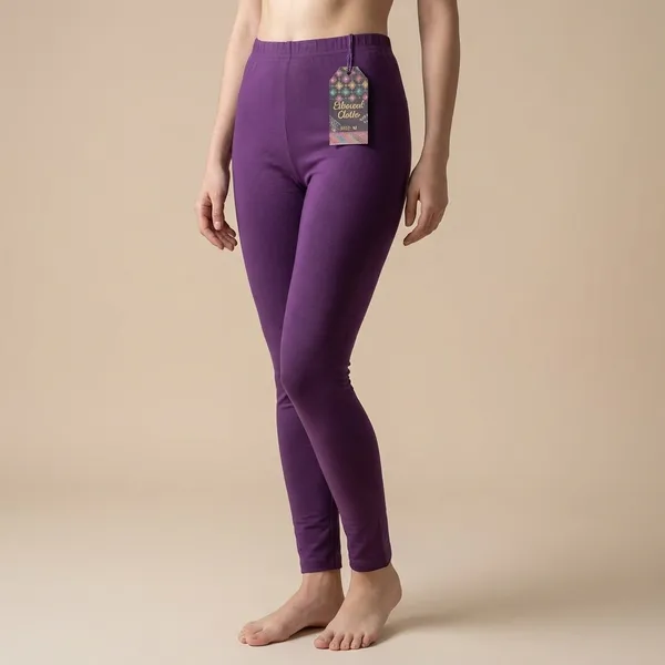 Ethereal_Cloths_Purple_Stretch_Leggings_For_Women_Size_M_Pack_Of_2