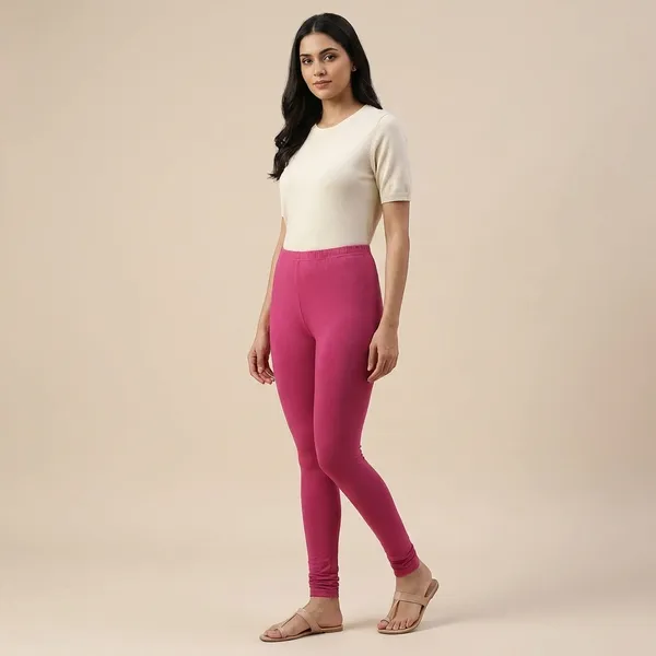 Pink_Cotton_Leggings_For_Women_Pack_Of_2