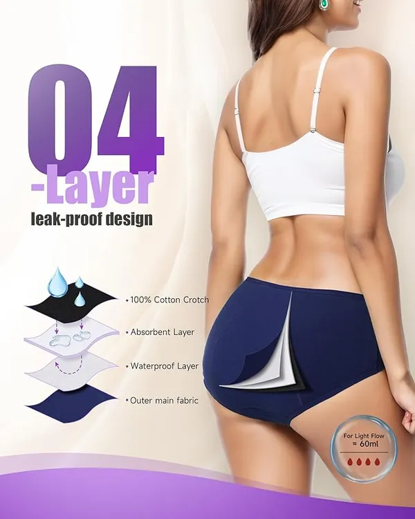Womens_Seamless_High-Waist_Leakproof_Reusable_Period_Panties