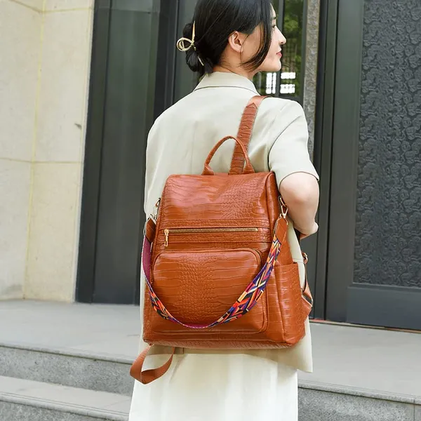 Shoulder_Bag_Travel_Backpack_Purse_Leather_For_Women_18_Litres