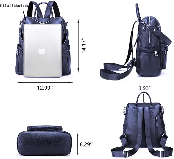 Backpacks_For_Girls_And_Women'satchel_Handbags_Medium_Capacity_Daily_Travel_Pu_Leather_Shoulder_Bag_For_Office_Colleges