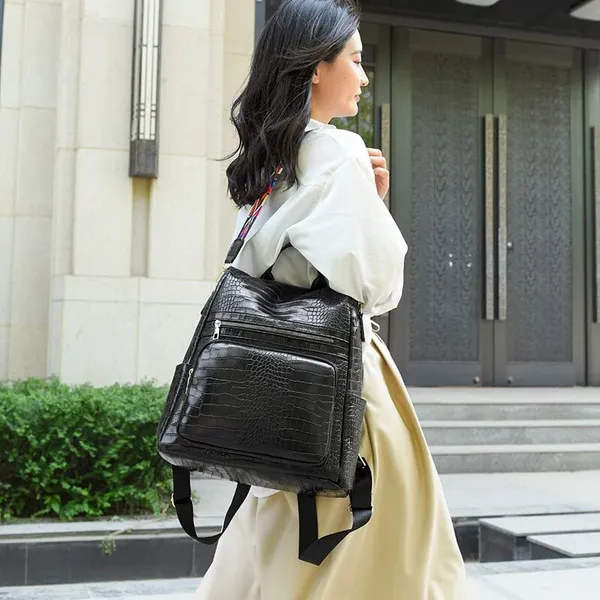Stylish_Leather_Backpack_Shoulder_Sling_Handbag_Purse_Bag_For_Women_And_Girls