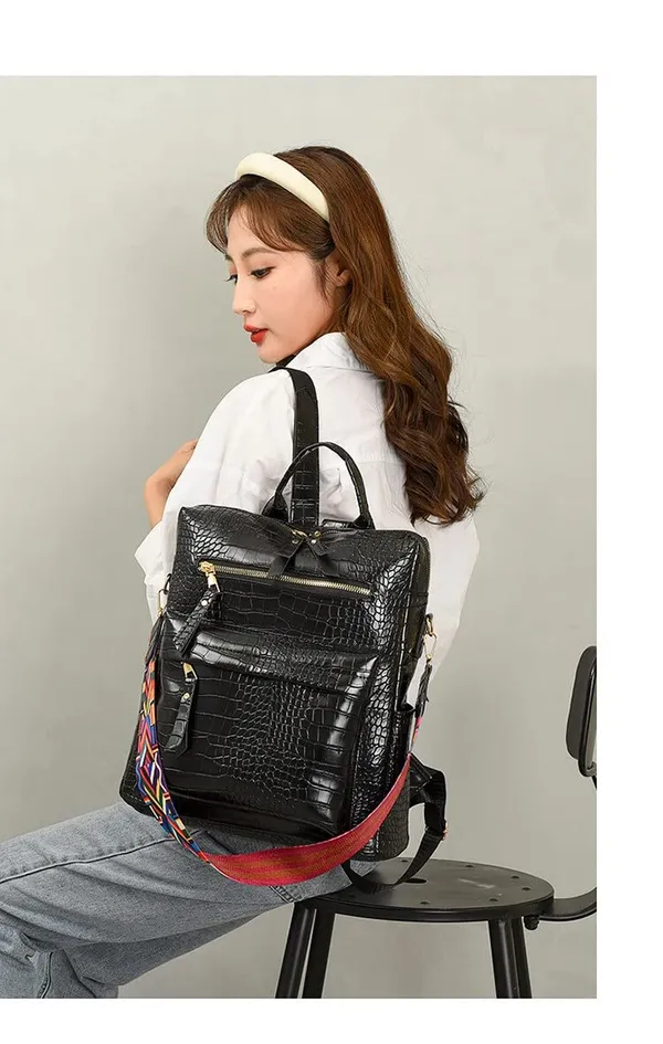 Stylish_Leather_Backpack_Shoulder_Sling_Handbag_Purse_Bag_For_Women_And_Girls