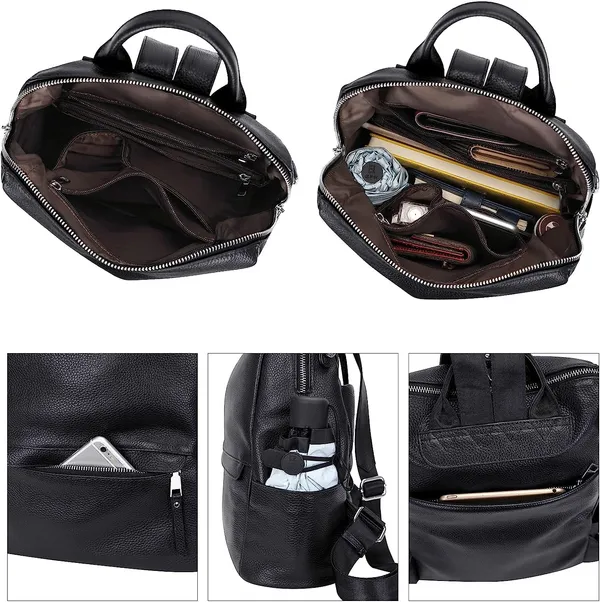 Shoulder_Bag_Travel_Backpack_With_Front_Zip_Pocket_And_Leatherette_Backpack_Purse_For_Women__20_Litres