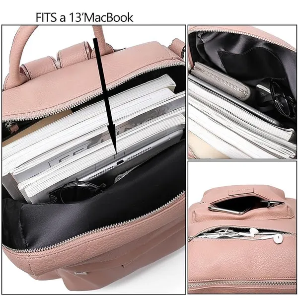 Vegan_Leather_Backpacks_Casual_Backpacks_Shoulder_Bags_For_Girls_And_Women_For_College_And_Office_Carry_Daily_Essential_Stuff