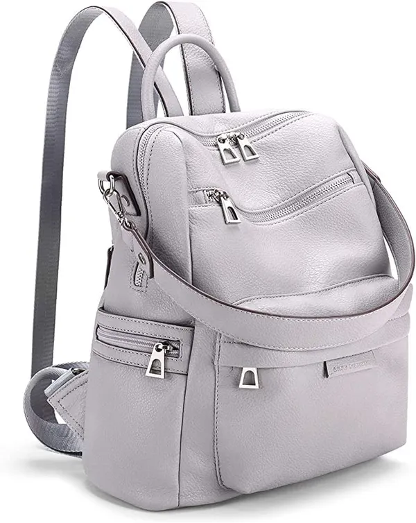 Vegan_Leather_Purse_Casual_Daypack_And_Travel_Shoulder_Bag__Fashion_Backpack_For_Women_18_Litres