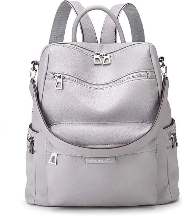 Vegan_Leather_Purse_Casual_Daypack_And_Travel_Shoulder_Bag__Fashion_Backpack_For_Women_18_Litres