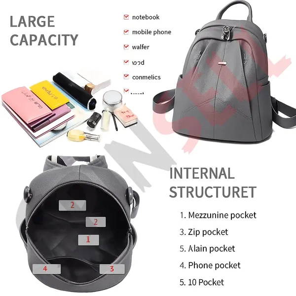 Trendy_Leatherette_Backpack_Handbag_Purse_For_Women_18_Litres