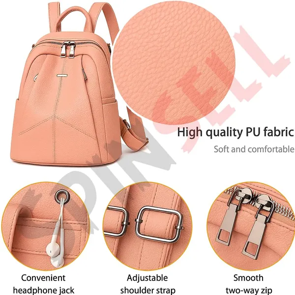 Trendy_Leatherette_Backpack_Handbag_Purse_For_Women_And_Girls
