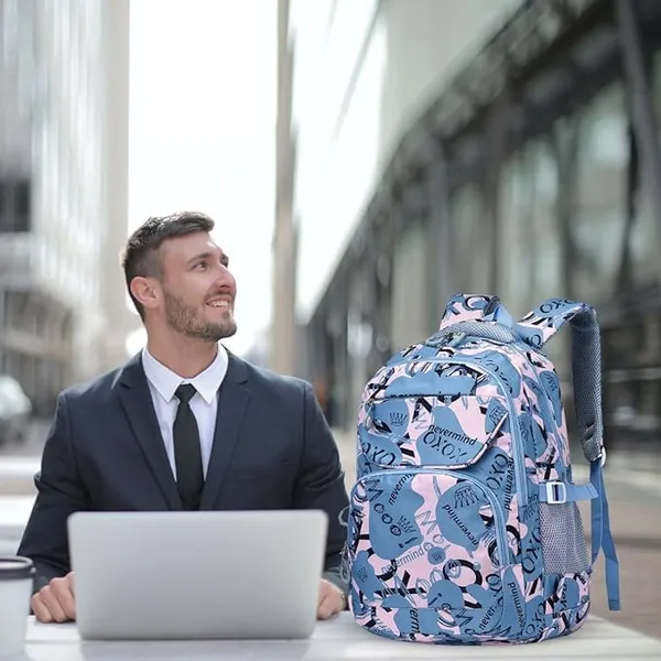 Stylish_Laptop_Backpack_For_School_College_Travel_Water_Resistant_Lightweight_Bookbag_With_Compartments_Fits_15_6_Laptop_Blue_Pink_Print