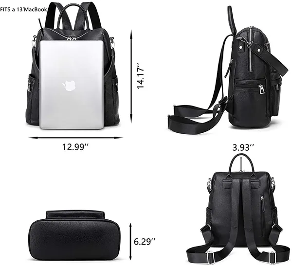 Shoulder_Bag_Casual_Travel_Backpack_And_Purse_Vegan_Leather_For_Women_18_Litres