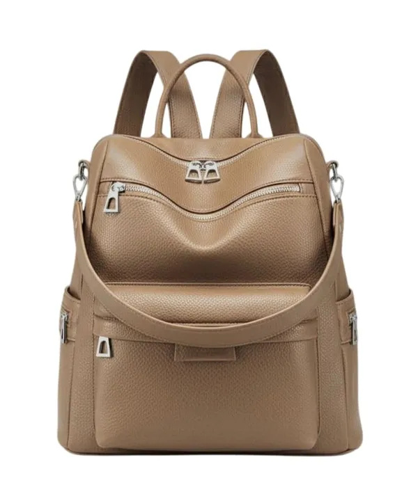 Shoulder_Bag_Casual_Travel_Backpack_And_Purse_Vegan_Leather_For_Women_18_Litres