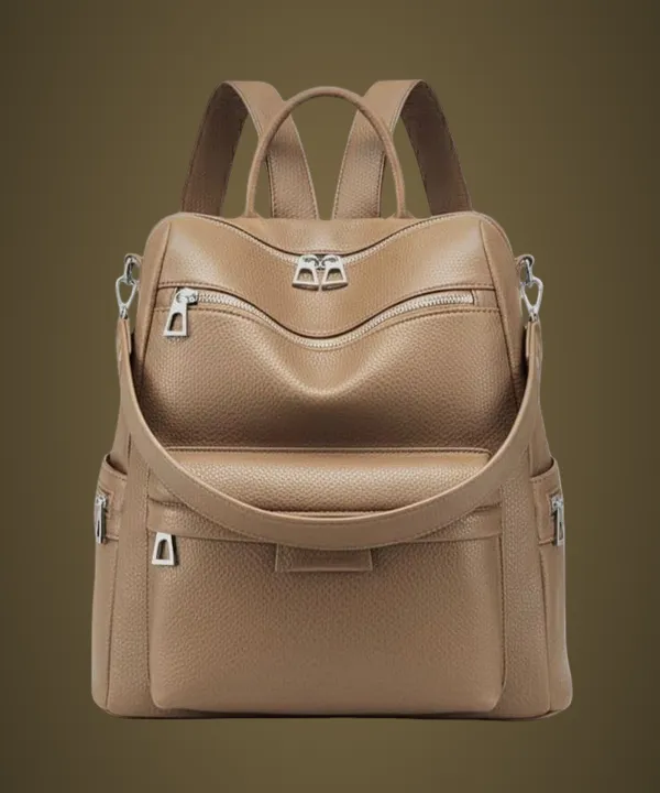 Shoulder_Bag_Casual_Travel_Backpack_And_Purse_Vegan_Leather_For_Women_18_Litres