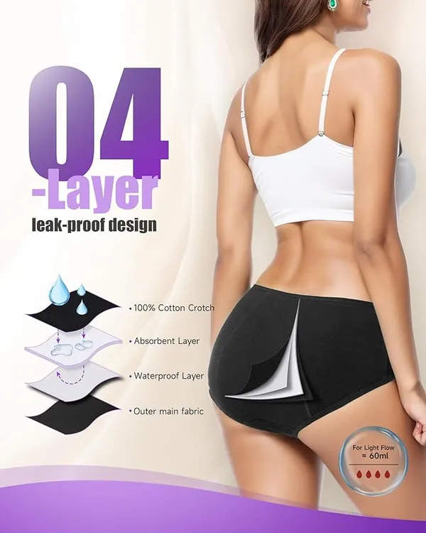 Womens_Seamless_High-Waist_Leakproof_Reusable_Period_Panties