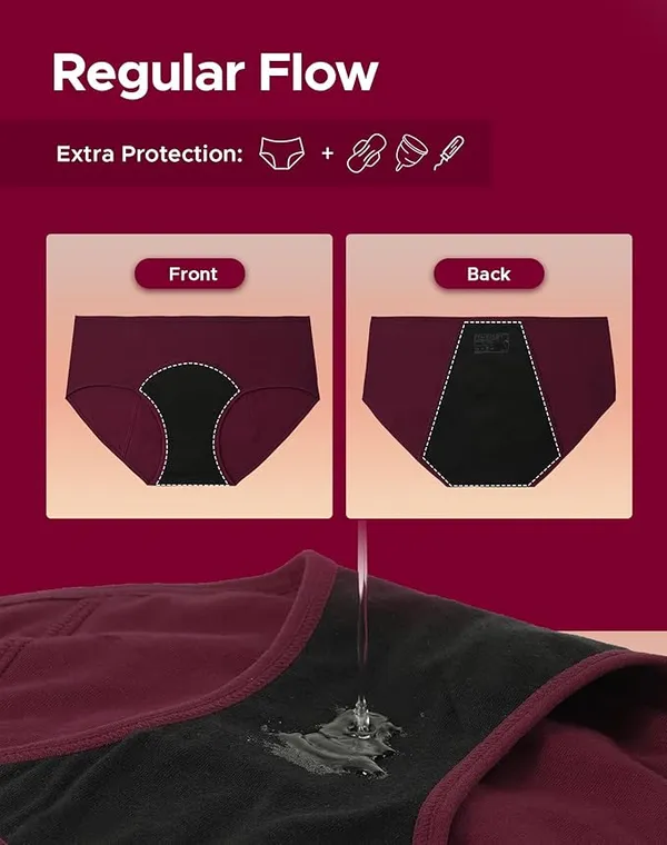 Womens_Seamless_High-Waist_Leakproof_Reusable_Period_Panties