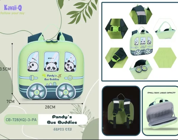 Green_And_Dark_Green_Plush_Backpack_For_Kids