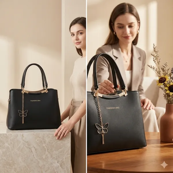Black_Pu_Leather_Handbag_For_Women