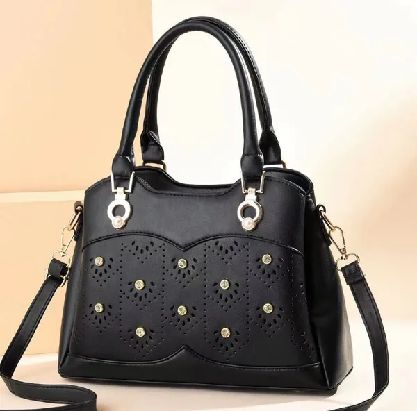 Black_Synthetic_Handbag_For_Women